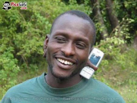 african-funny-mobile-holder